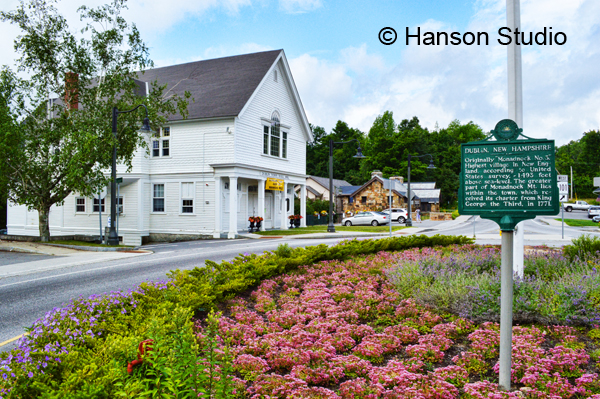 Dublin, NH - Town Hall and Sign